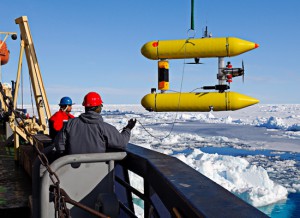 Deploying the vehicle in the Arctic