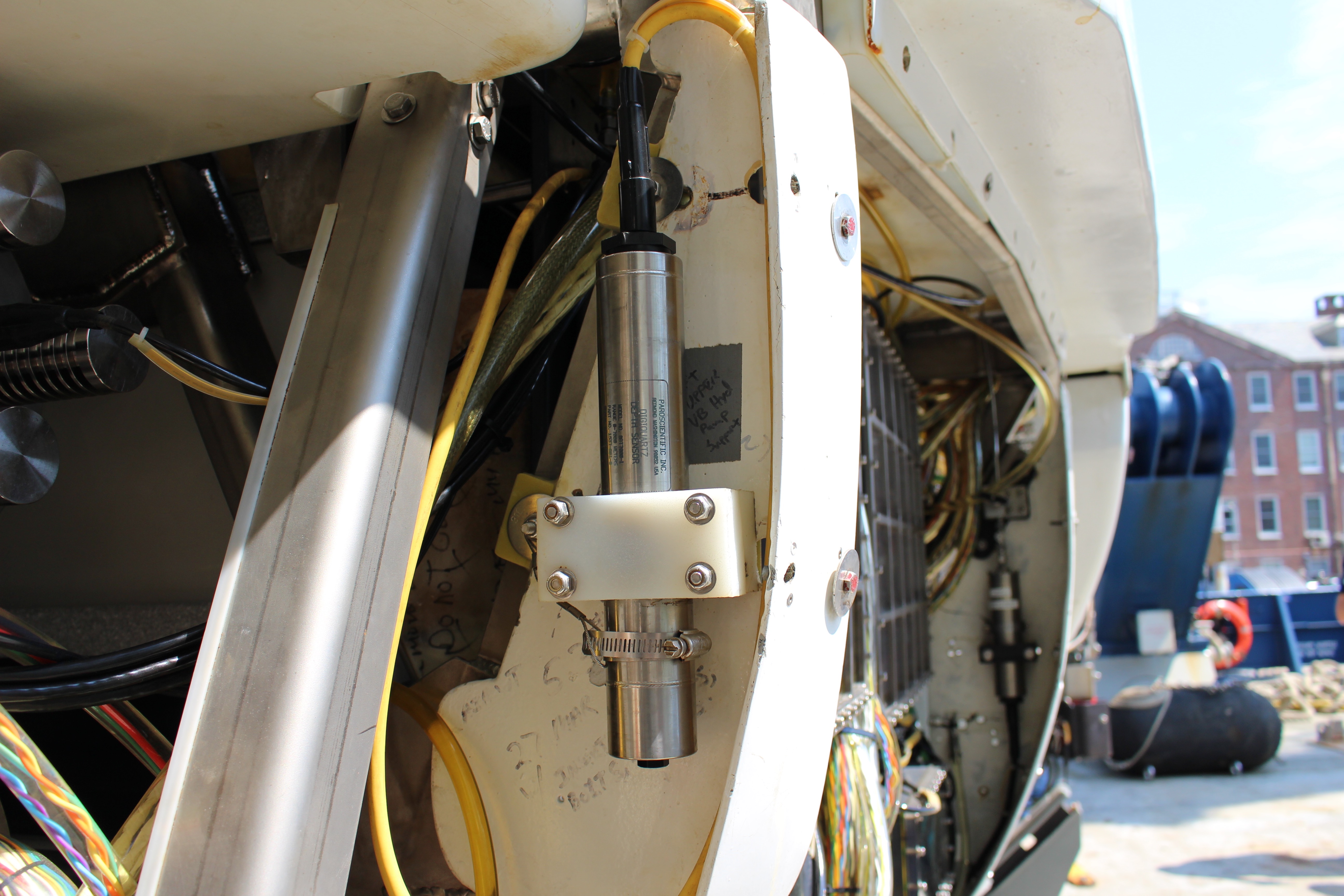 Paroscientific depth transducer