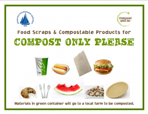 Compost w Me Sign picnic