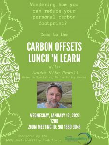 Carbon Offsets Lunch 'n Learn
